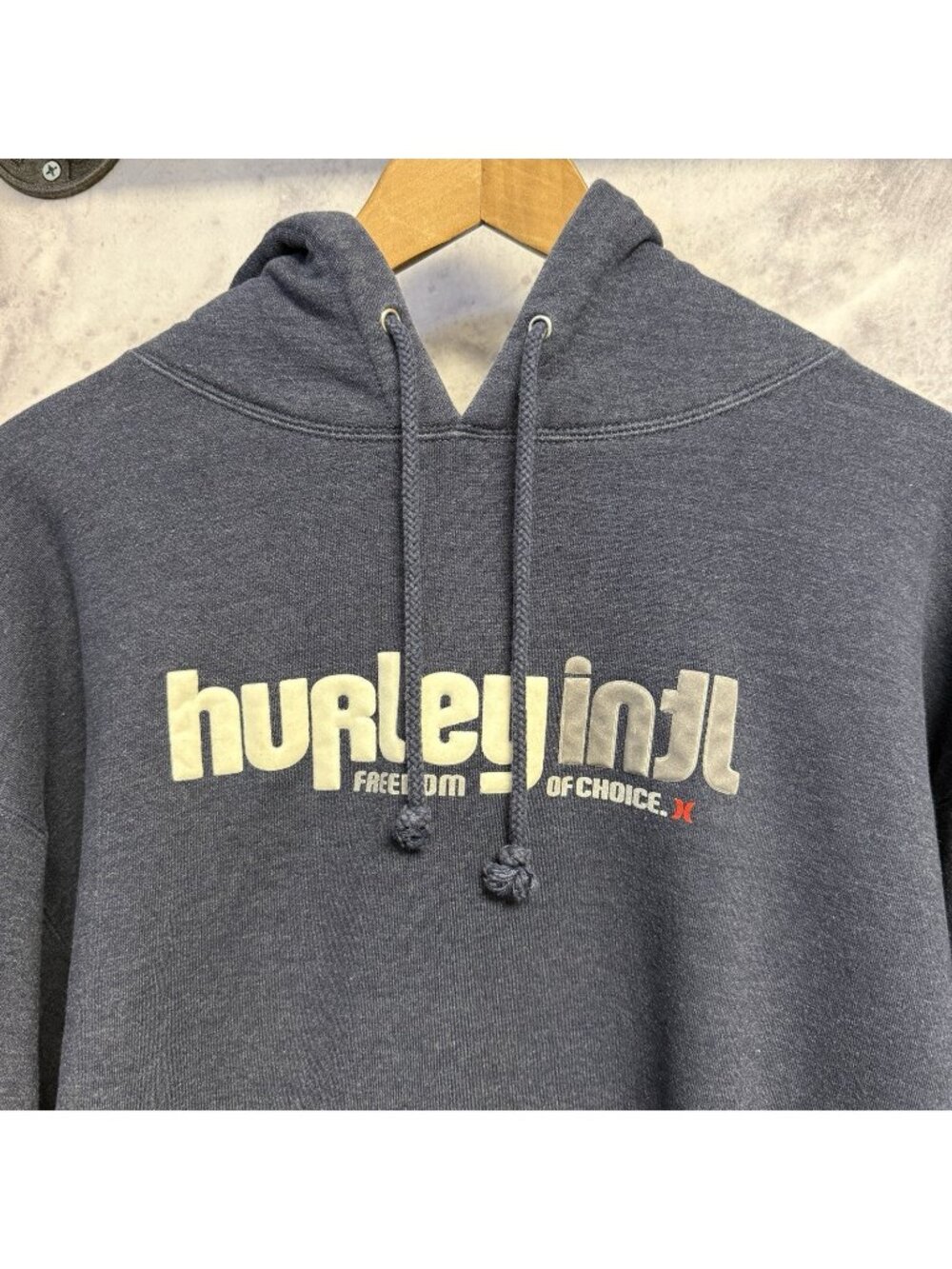 Vintage Hurley International Hoodie Mens XL Y2k 90s Surf Skate Sweatshirt